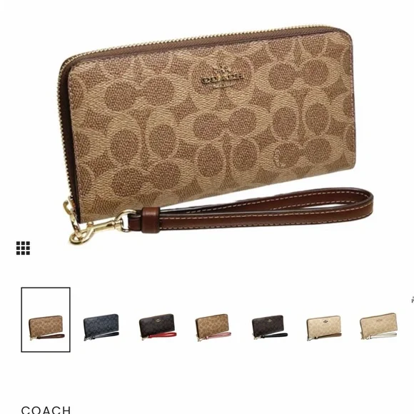 Coach Long Zip Around Wallet
In Signature Canvas - Picture 14 of 15